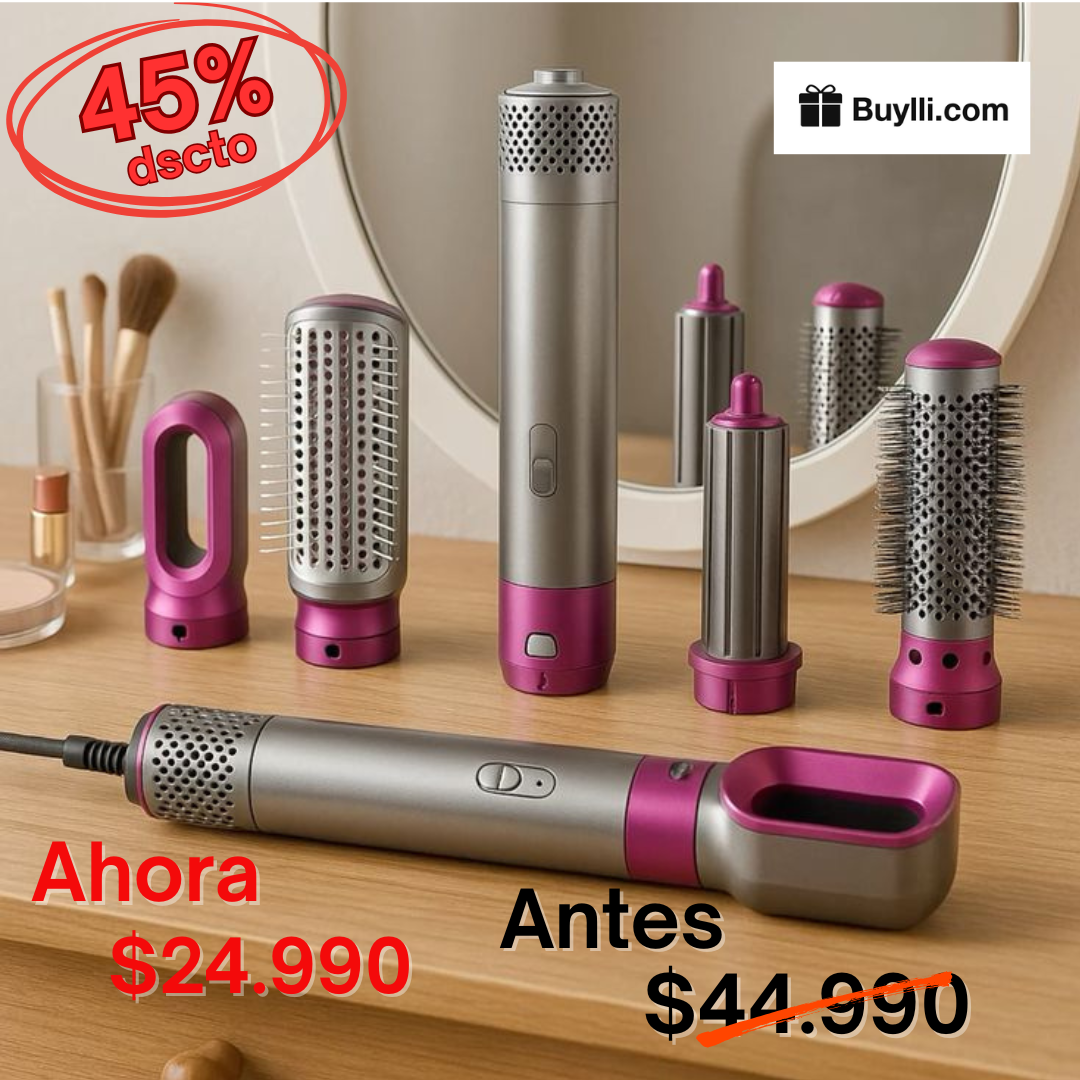 Cepillo Alisador Secador 5 en 1 Multistyler