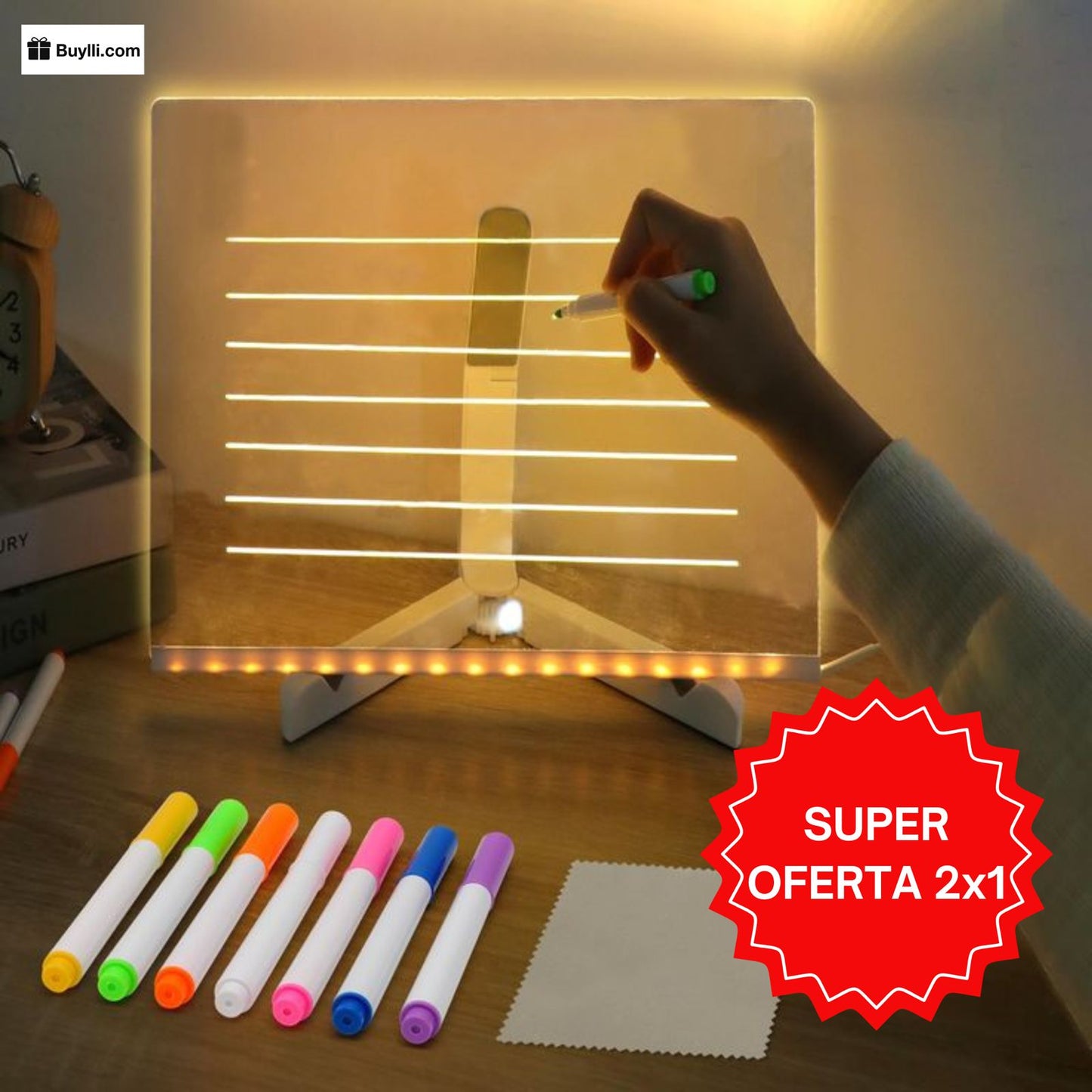 Pizarra LED Kidsy® - ¡El mejor regalo para tu hijo!
