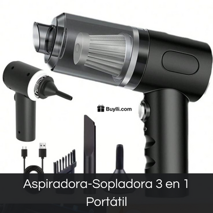 Aspiradora Portátil 3 en 1 - ¡Rápido, Fácil y sin Esfuerzo!