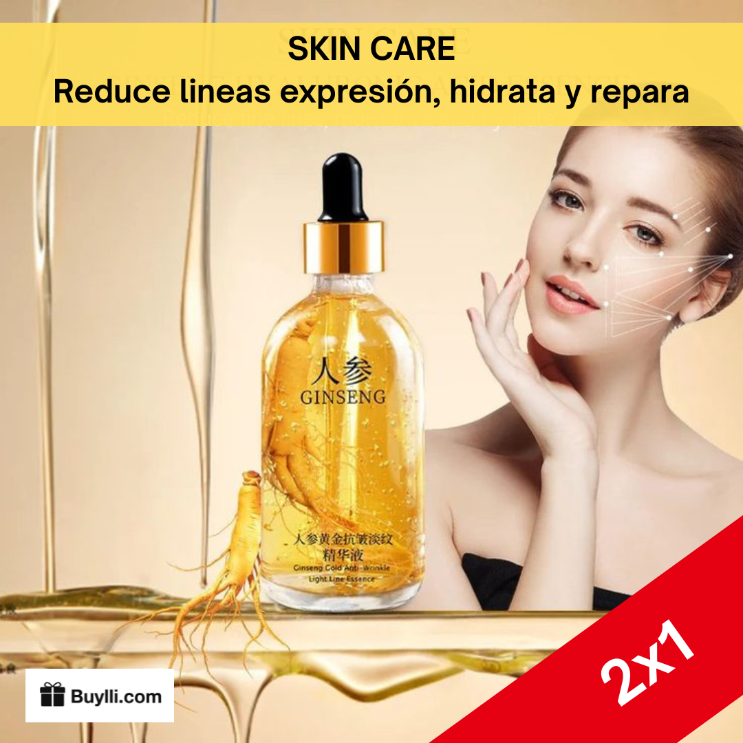 Serum Facial Antiedad Ginseng - ¡NO más Arrugas! HOY 2x1!!