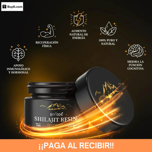 SHILAJIT 100% PURO — Energía Real, Vitalidad Real