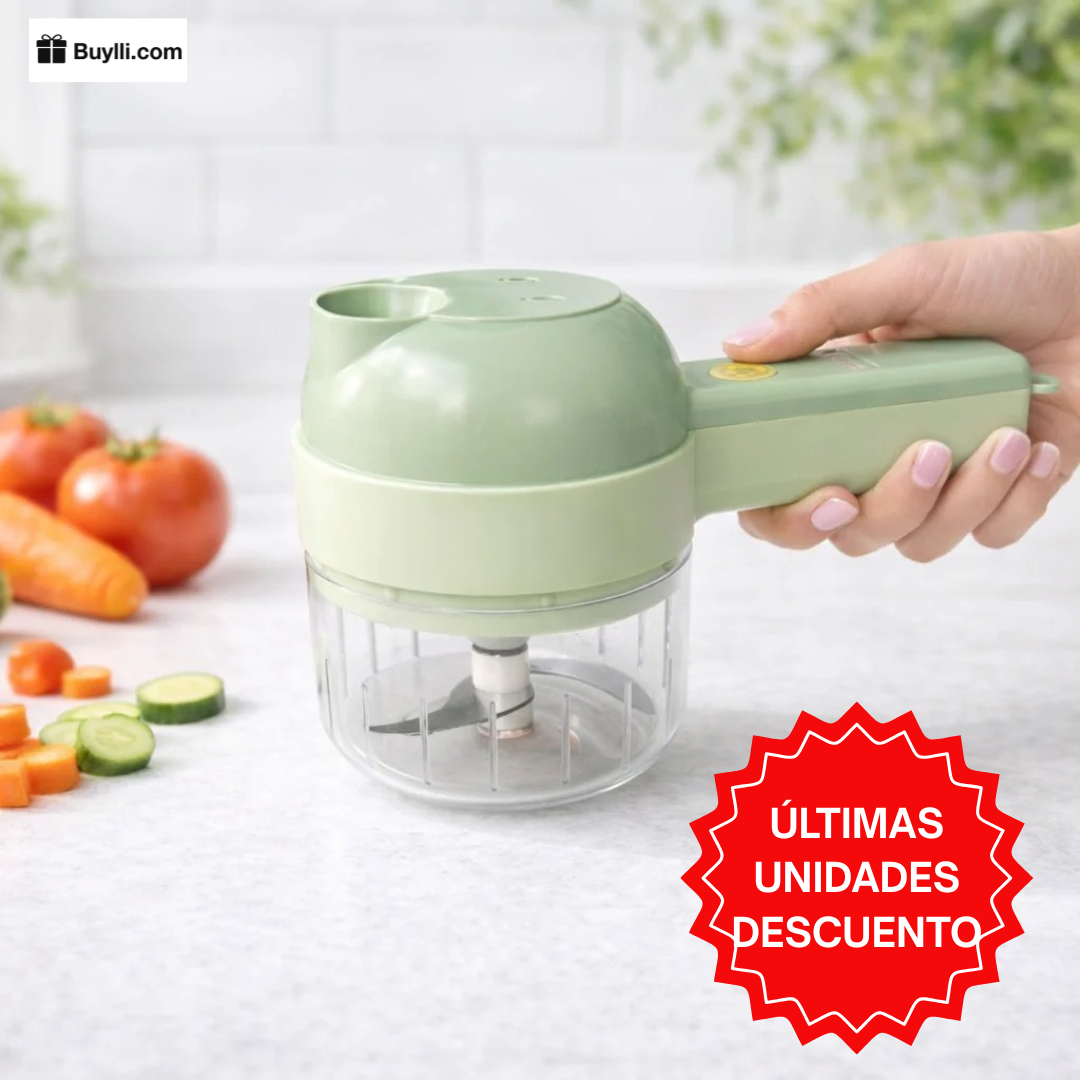 PicaTodo 4 en 1 Cortador de Alimentos Multifuncional
