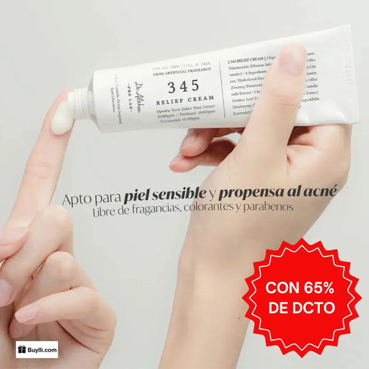 345 Relief Cream – Hidratación y Reparación para Piel Sensible
