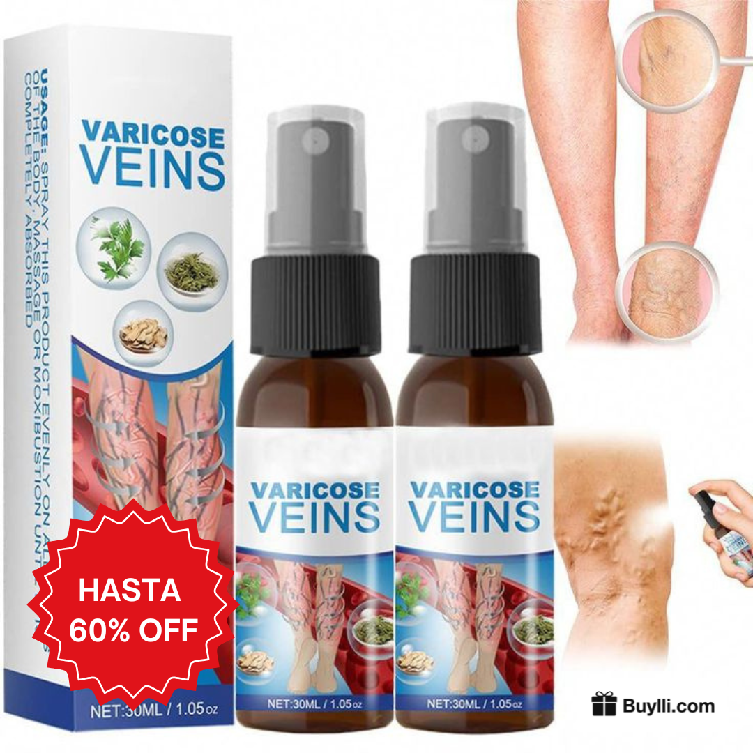 Spray NO + VARICES - Solo x Hoy Incluye 12 Parches GRATIS