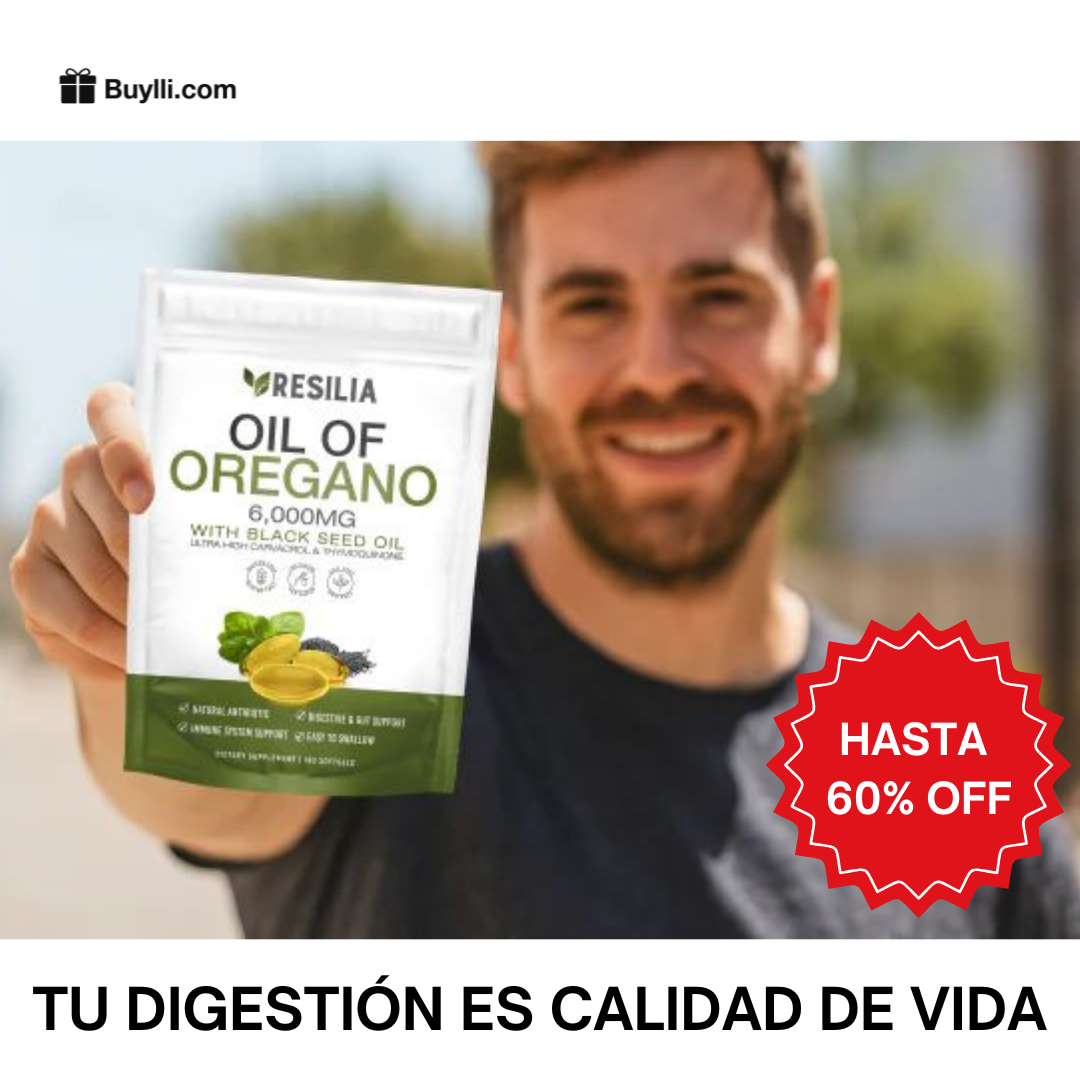 Aceite de Orégano + Semilla Negra Natural™ - 60 Capsulas