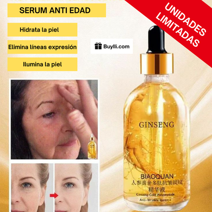 Serum Facial Antiedad Ginseng - ¡NO más Arrugas! HOY 2x1!!