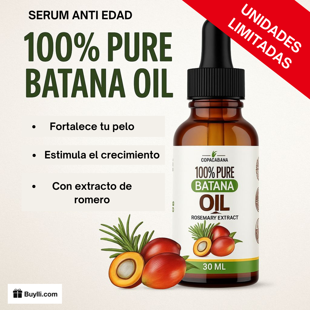 Aceite de Batana 30ml - ¡Crecimiento del Cabello en Semanas!
