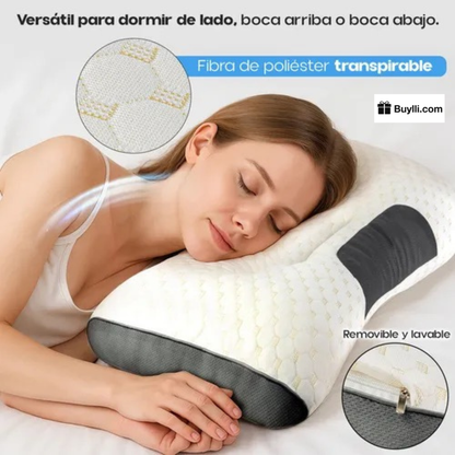 Almohada Ergonómica 3D Ortopédica - ¡No más dolor al Dormir! OFERTA BLACK 2X1