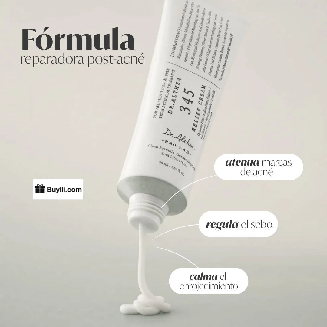345 Relief Cream – Hidratación y Reparación para Piel Sensible