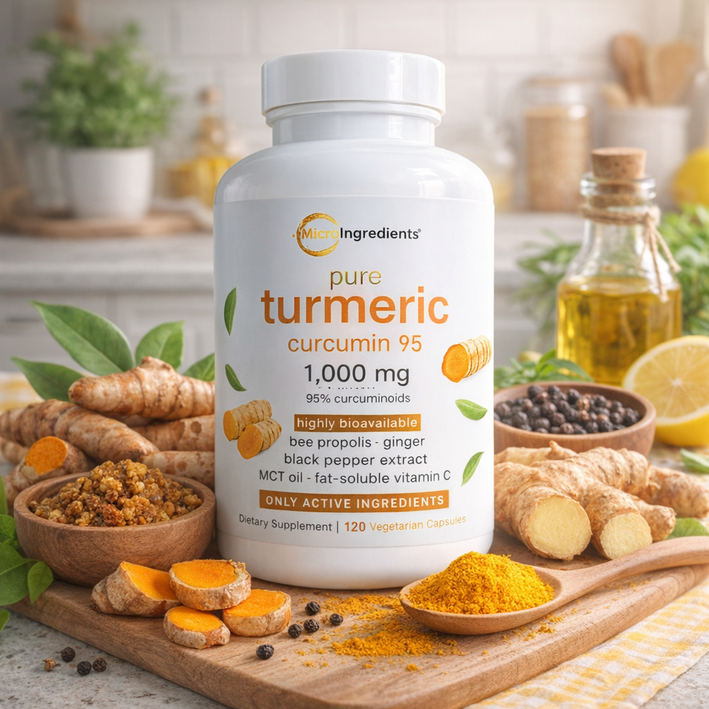 Turmeric Curcumin - ¡El Antiinflamatorio Natural Más Potente!