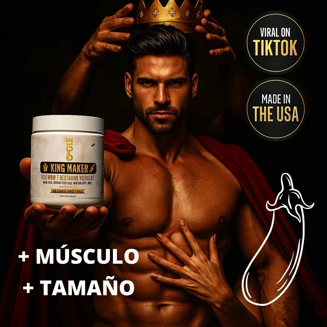 KING MAKER™ - SUPLEMENTO 13 EN 1 - ¡HOMBRES MÁS FUERTES, MUJERES MÁS SATISFECHAS!