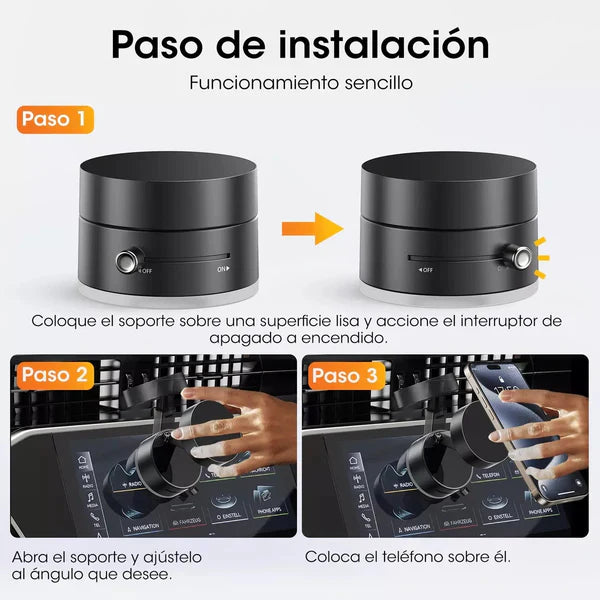 Soporte Celular SmartHold™ Ultra Magnético 2x1