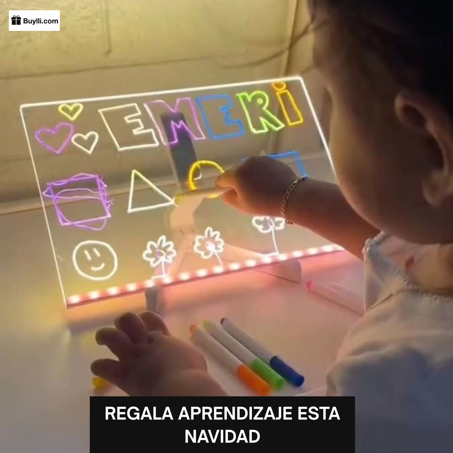 Pizarra LED Kidsy® - ¡El mejor regalo para tu hijo!