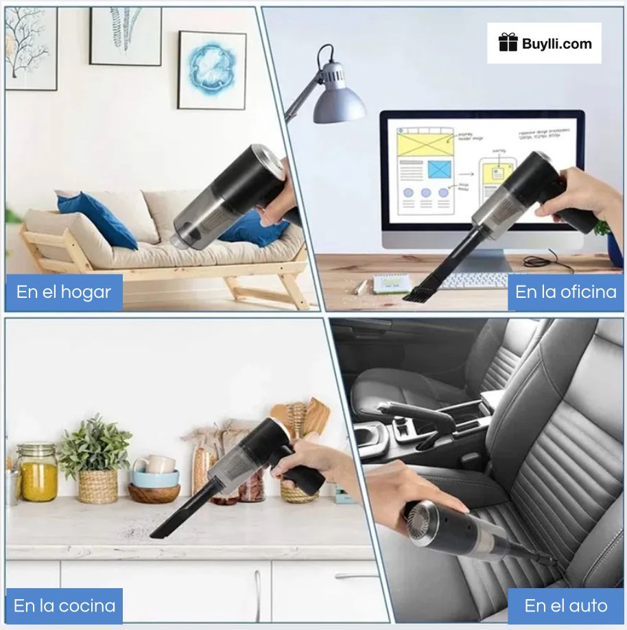 Aspiradora Portátil 3 en 1 - ¡Rápido, Fácil y sin Esfuerzo!